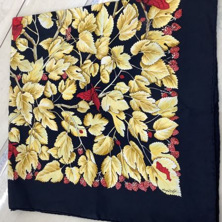 HERMES エルメス スカーフ ブラック