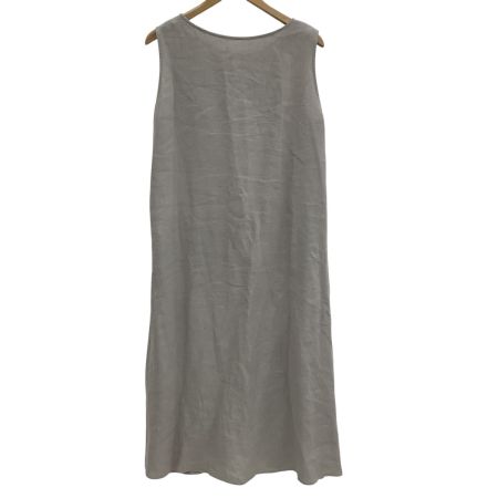 Babaghuri ババグーリ レディース ノースリーブ ワンピース SIZE M ライトグレー