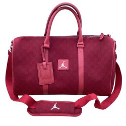 JORDAN ジョーダン ボストンバッグ バスケットボール レッド Bランク