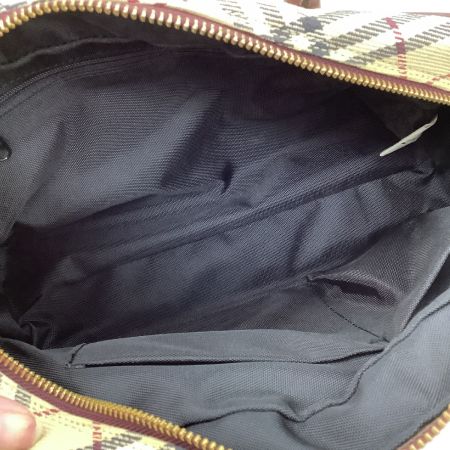 BURBERRY BLUE LABEL バーバリーブルーレーベル レディース　ハンドバッグ ノバチェック ベージュ