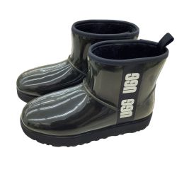 UGG アグ レディース ショートブーツ エナメル SIZE 24cm Bランク