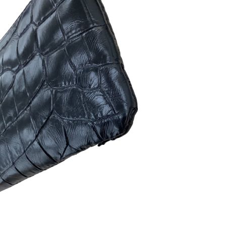 長財布 クロコダイル ワニ革 本革 ブラック