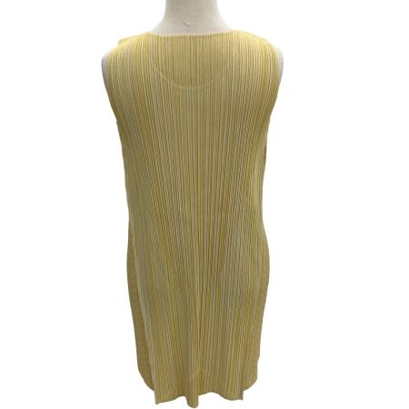 ISSEY MIYAKE イッセイミヤケ PLEATS PLEASE  チュニック  SIZE 3 変形 PP01-JT536 イエロー