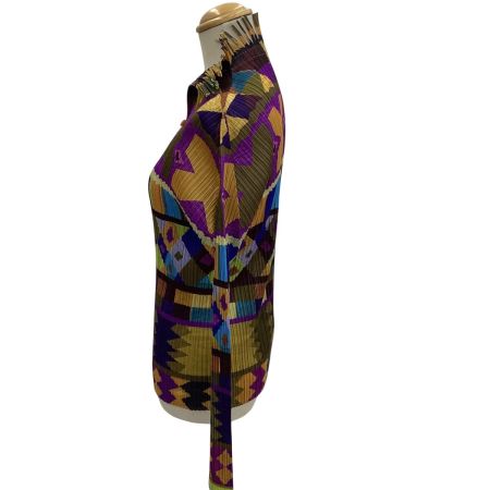 ISSEY MIYAKE イッセイミヤケ PLEATS PLEASE カットソー SIZE 3 変形  PP93-JK555 カーキ