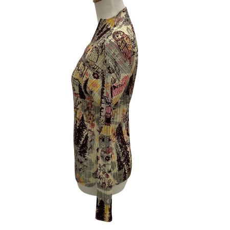 ISSEY MIYAKE イッセイミヤケ PLEATS PLEASE カットソー SIZE 3 赤ずきん 激レア PP93-JK936 ブラウン