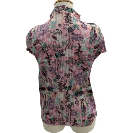 ISSEY MIYAKE イッセイミヤケ PLEATS PLEASE カットソー SIZE 3 海の生物 PP91-JK824 ピンク