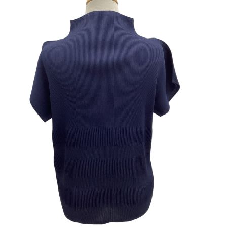 ISSEY MIYAKE イッセイミヤケ PLEATS PLEASE カットソー 変形 PP93-FK883 ネイビー