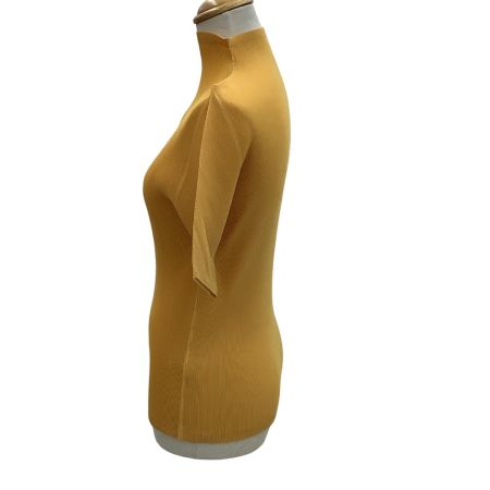 ISSEY MIYAKE イッセイミヤケ PLEATS PLEASE カットソー SIZE 3 PP93FK332 マスタード