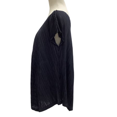 ISSEY MIYAKE イッセイミヤケ PLEATS PLEASE カットソー 変形 ネイビー