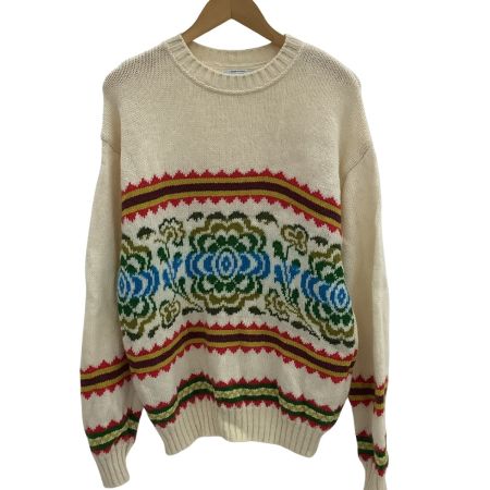 UNITED COLORS OF BENETTON ユナイテッドカラーズオブベネトン メンズ セーター ニット  アイボリー