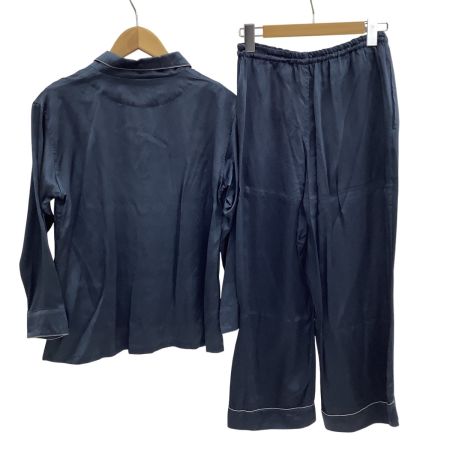 Fee シルク100％ パジャマ ナイトウェア SIZE S ネイビー