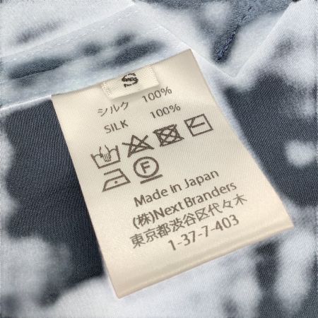 Fee シルク100％ パジャマ ナイトウェア SIZE S ネイビー