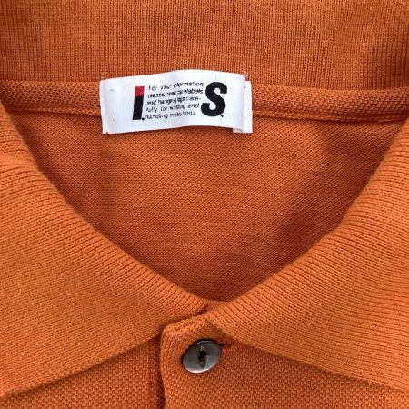 ISSEY MIYAKE イッセイミヤケ レディース ポロシャツ SIZE M IS10-JM001 オレンジ