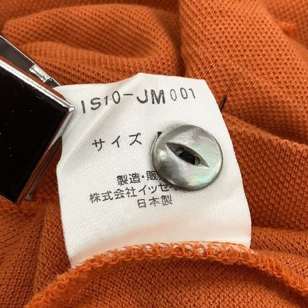 ISSEY MIYAKE イッセイミヤケ レディース ポロシャツ SIZE M IS10-JM001 オレンジ