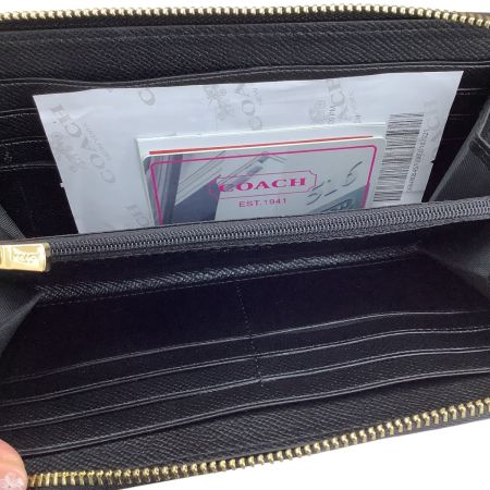 COACH コーチ レディース 長財布 パックマン F73397 ブラック