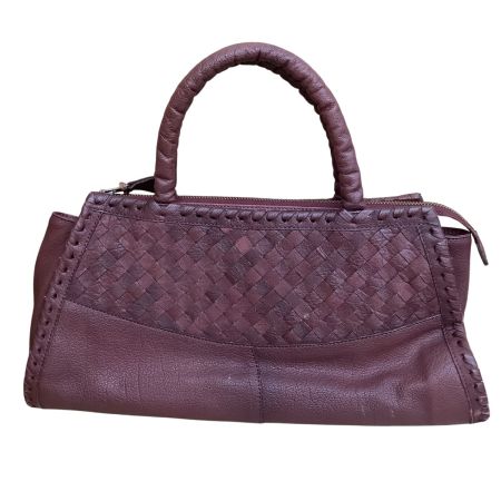 IBIZA イビサ レディース レザー 牛革 ハンドバッグ エンジ