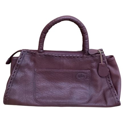 IBIZA イビサ レディース レザー 牛革 ハンドバッグ エンジ