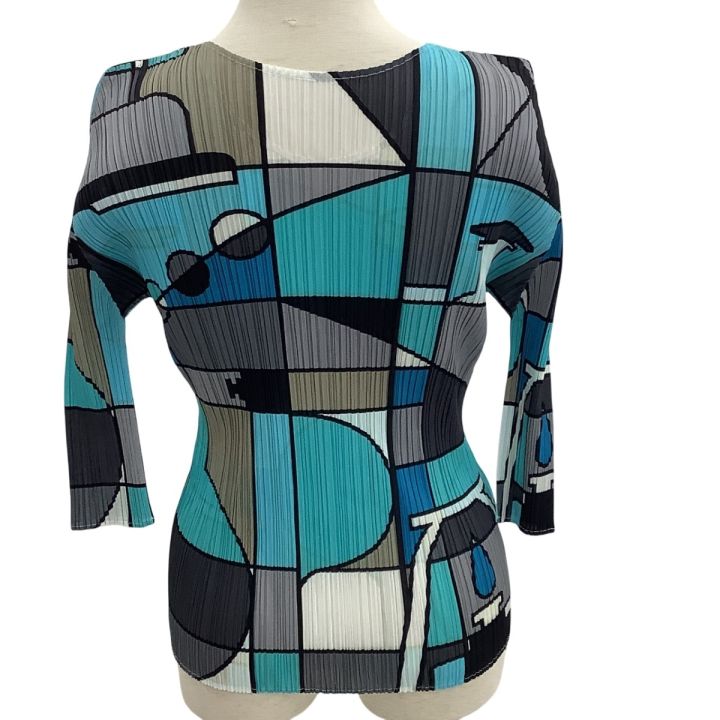 PLEATS PLEASE SPECTRUM カットソーマルチカラー PLEATS PLEASE Issey Miyake マルチカラーカットソー 【公式通販】