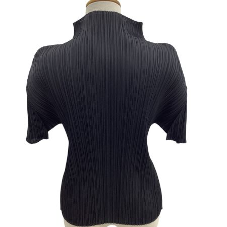 ISSEY MIYAKE イッセイミヤケ PLEATS PLEASE カットソー SIZE 3 PP55-JK104 ブラック