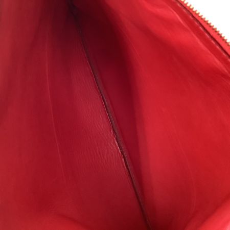 CELINE セリーヌ セカンドバッグ レッド×ベージュ