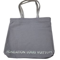 LOUIS VUITTON ルイヴィトン パリ美術館 限定 トートバッグ グレー Bランク