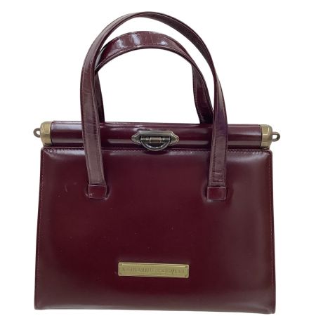 KATHARINE HAMNETT LONDON キャサリンハムネット レディース ハンドバッグ ワインレッド