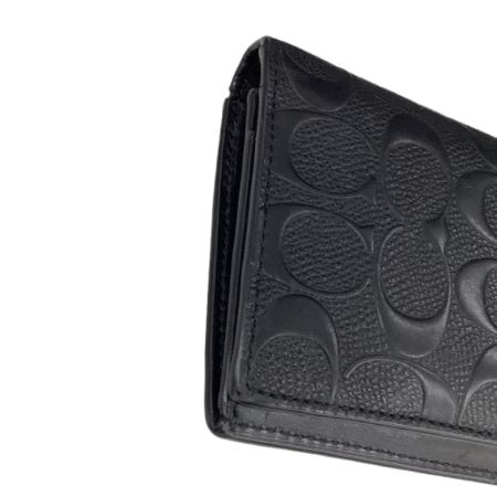 COACH コーチ 長財布 シグネチャー F75365 ブラック