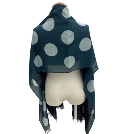 Y's ワイズ ストール ドット柄 ユニセックス ブルー