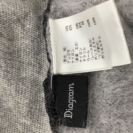 GRACE CONTINENTAL グレースコンチネンタル レディース ニット 星柄 SIZE 36 グレー