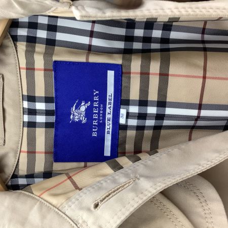 BURBERRY BLUE LABEL バーバリーブルーレーベル レディース コート SIZE 38 ベージュ