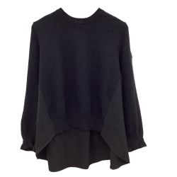 CYAN TOKYO シアントウキョウ レディース カットソー　SIZE Free ブラック Bランク