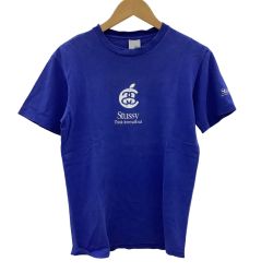 stussy ステューシー メンズ Tシャツ　SIZE S 90-00s USA製 ブルー Bランク