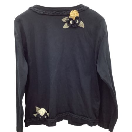 POTECHINO ポテチーノ レディース ジャケット コサージュ 花  ブラック