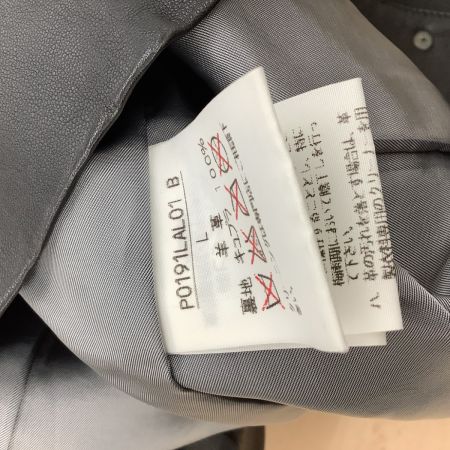 PINK HOUSE ピンクハウス レディース レザー ジャケット　SIZE L ブラック