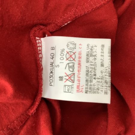 Karl Helmut カールヘルム メンズ 半袖カットソー Tシャツ SIZE S 90s Vintage ワッペン キューピーちゃん レッド