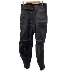 メンズ レザーパンツ ライダースパンツ バイカーパンツ  SIZE L ブラック Bランク