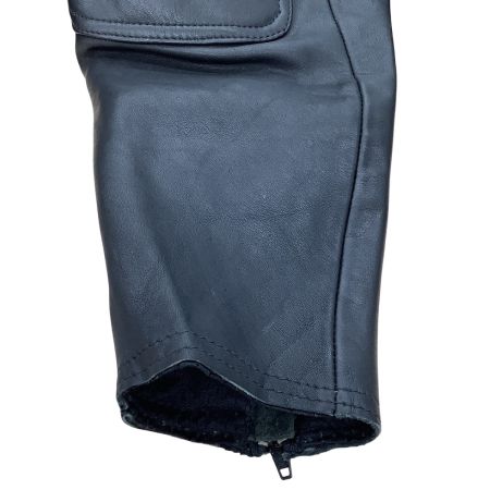 メンズ レザーパンツ ライダースパンツ バイカーパンツ  SIZE L ブラック