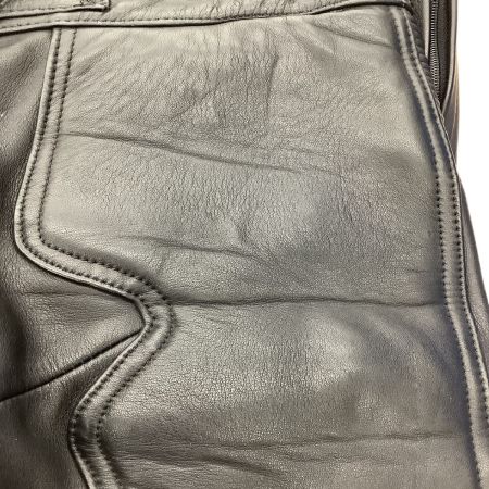 メンズ レザーパンツ ライダースパンツ バイカーパンツ  SIZE L ブラック