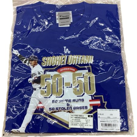 FANATICS ファナティクス 大谷翔平 50-50 Club 達成記念Tシャツ ブルー キッズ SIZE 150cm ２枚セット ブルー、ホワイト