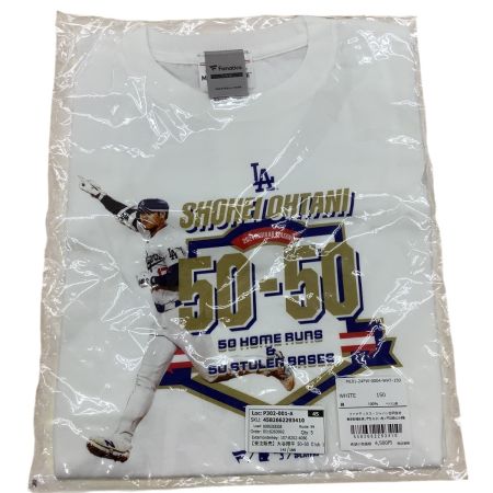 FANATICS ファナティクス 大谷翔平 50-50 Club 達成記念Tシャツ ブルー キッズ SIZE 150cm ２枚セット ブルー、ホワイト