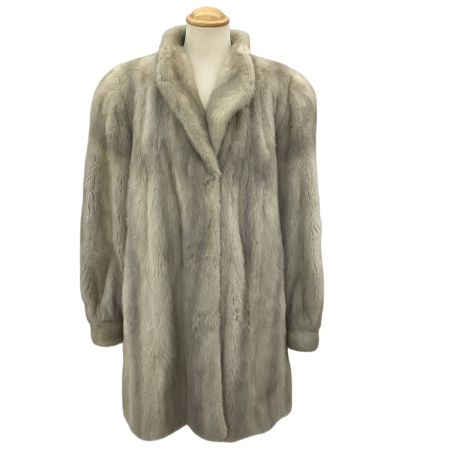 FOND レディース 毛皮 コート SIZE 13号 キャメル