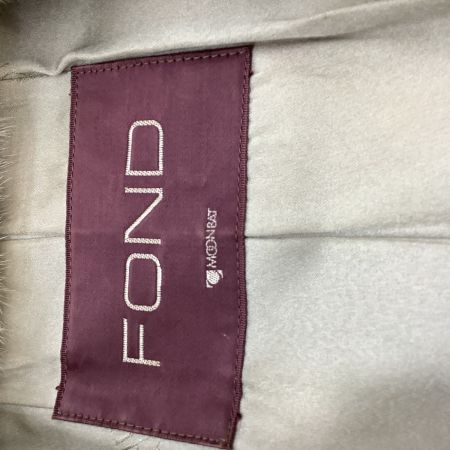 FOND レディース 毛皮 コート SIZE 13号 キャメル