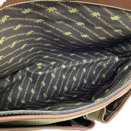 HUNTING WORLD ハンティングワールド メッセンジャーバッグ カーキ
