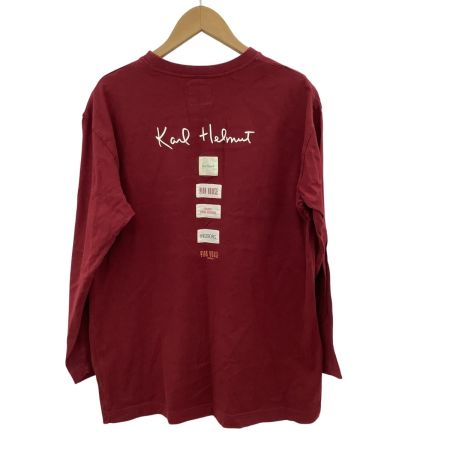 Karl Helmut カールヘルム メンズ 長袖カットソー SIZE M レッド