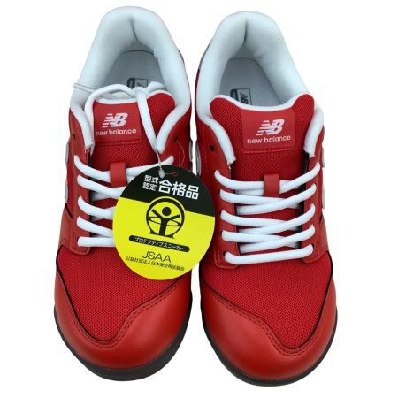 NEW BALANCE ニュー・バランス 未使用 レディース 人口皮革製 プロスニーカー 安全靴 SIZE 23cm PL-331 レッド