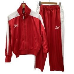 PUMA プーマ メンズ ジャージ SIZE M レッド Bランク