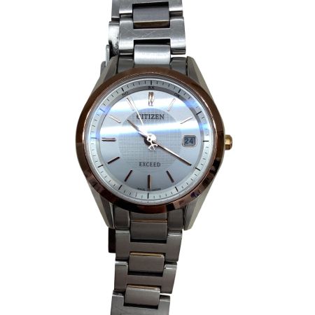 CITIZEN シチズン 腕時計 クォーツ 箱・取説・コマ付 ステンレススチール ホワイト ES 1044-51A