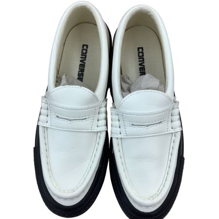 CONVERSE コンバース レディース ローファー SIZE 24.5cm CHUNK LOAFER ブラック×ホワイト
