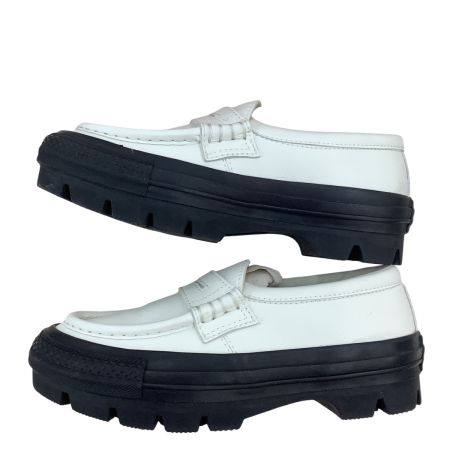 CONVERSE コンバース レディース ローファー SIZE 24.5cm CHUNK LOAFER ブラック×ホワイト