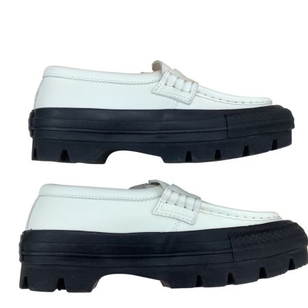 CONVERSE コンバース レディース ローファー SIZE 24.5cm CHUNK LOAFER ブラック×ホワイト